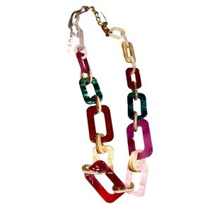 NWT RUSH by Denise & Charles Resin Necklace Sold by Anthropologie Statement